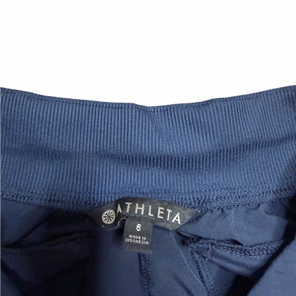ATHLETA Brooklyn Mid Rise Ankle Pant Navy Blue Size 6 - Picture 8 of 8